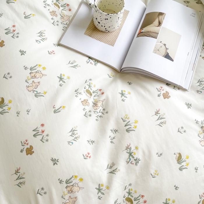 91家纺网 家纺一手货源 找家纺 柠馨 2023新款现代极简13376全棉四件套(硬包) 仙子