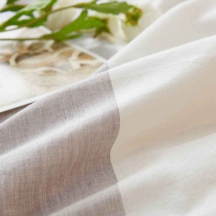 91家纺网 家纺一手货源 找家纺 宝士康 2023新款无印风系列四件套 桃玉粉