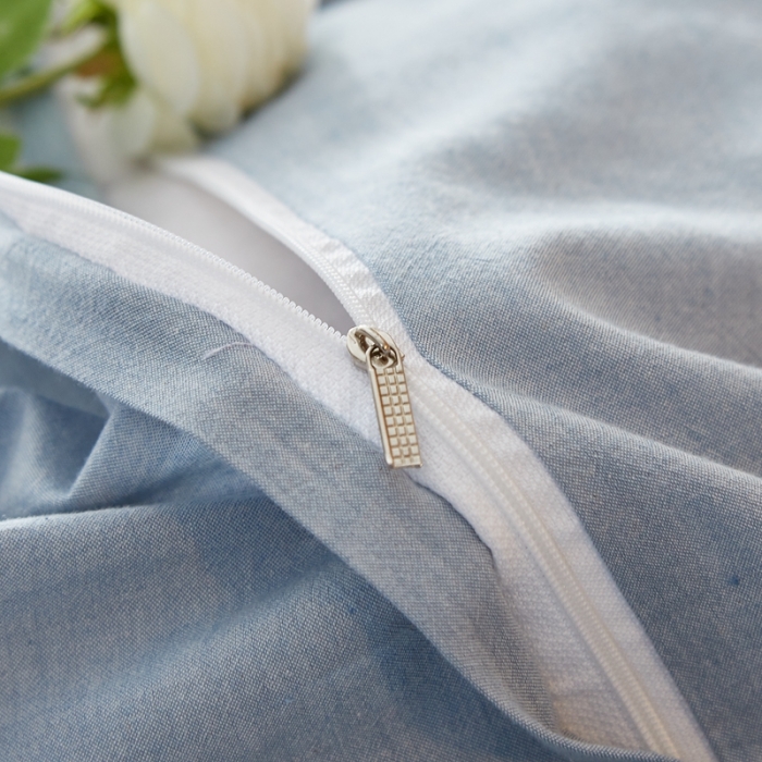 91家纺网 家纺一手货源 找家纺 宝士康 2023新款无印风系列四件套 英伦格