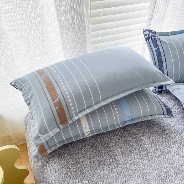 91家纺网 家纺一手货源 找家纺 赫然 130g生态长绒棉植物羊绒加厚斜纹磨毛四件套 艾尼亚