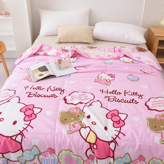 91家纺网 家纺一手货源 找家纺 启优被业 2022新款全棉印花夏被纯棉空调被子夏凉被