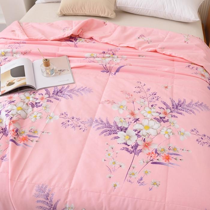 91家纺网 家纺一手货源 找家纺 启优被业 2022新款全棉印花夏被纯棉空调被子夏凉被