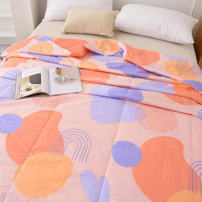 91家纺网 家纺一手货源 找家纺 启优被业 2022新款全棉印花夏被纯棉空调被子夏凉被