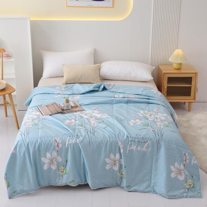 91家纺网 家纺一手货源 找家纺 （总）启优 全棉夏被纯棉空调被子全棉夏凉被