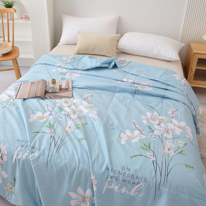 91家纺网 家纺一手货源 找家纺 （总）启优 全棉夏被纯棉空调被子全棉夏凉被