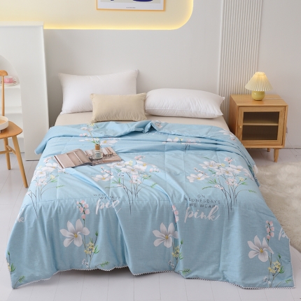 91家纺网 家纺一手货源 找家纺 （总）启优 全棉夏被纯棉空调被子全棉夏凉被