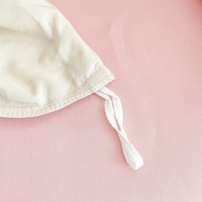 91家纺网 家纺一手货源 找家纺 古吉梦 2022新款剪花简约条系列四件套简约条-卡其+藕粉