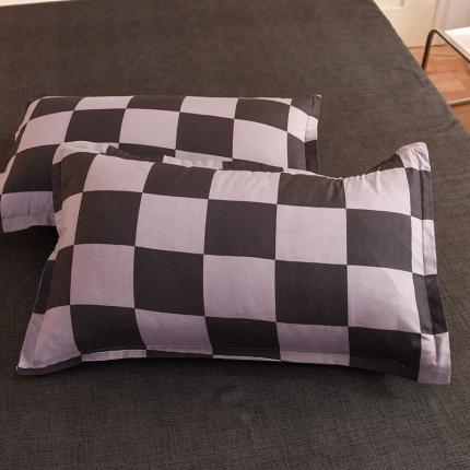 妖妖家纺 2023新款芦荟棉AB双版印花四件套 灰格格