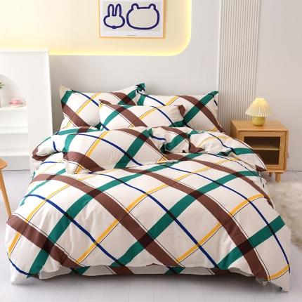 91家纺网 家纺一手货源 找家纺 （总）启优家纺12868全棉四件套床单款纯棉四件套