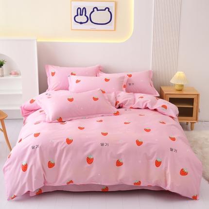 91家纺网 家纺一手货源 找家纺 （总）启优家纺12868全棉四件套床单款纯棉四件套