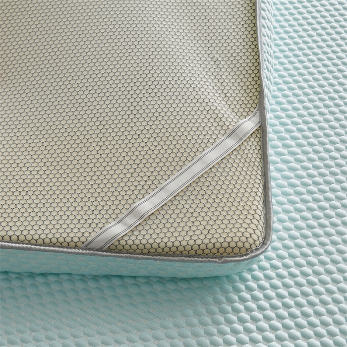 91家纺网 家纺一手货源 找家纺 寐珂 2025新款A类凉感魔豆豆床垫-双人款 薄荷绿