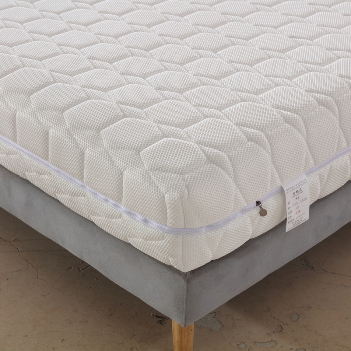 91家纺网 家纺一手货源 找家纺 时奥 2022新款7D袋装弹簧床垫全拆款 2cm海绵+2cm乳胶+布袋弹簧 白色