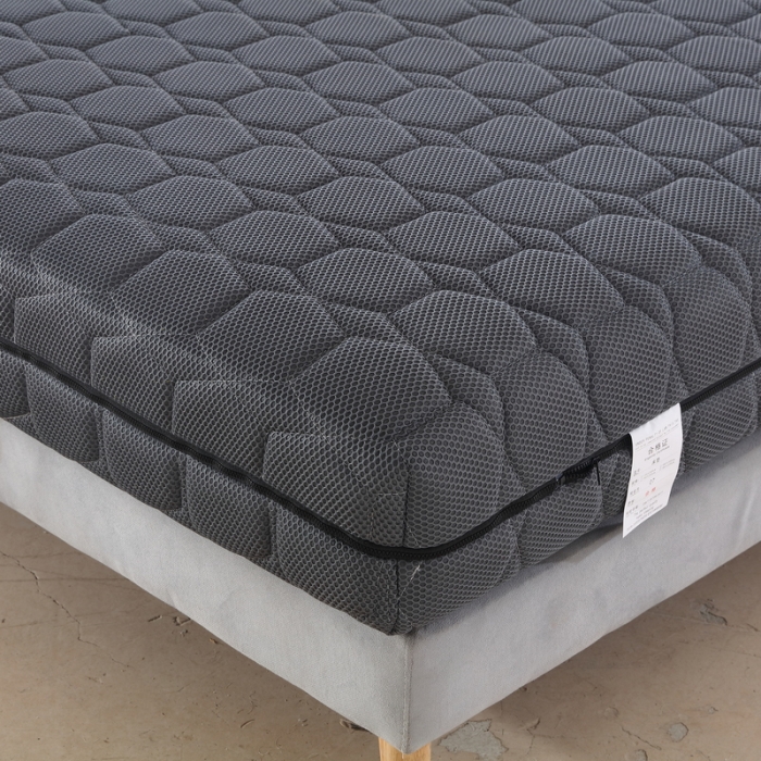 91家纺网 家纺一手货源 找家纺 时奥 2022新款7D袋装弹簧床垫全拆款 2cm海绵+2cm乳胶+布袋弹簧 灰色