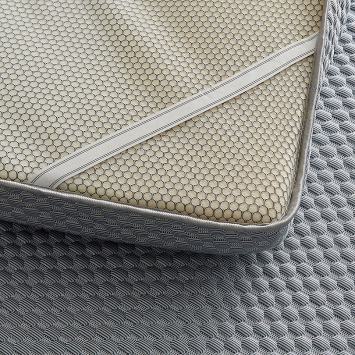 91家纺网 家纺一手货源 找家纺 寐珂 2025新款A类凉感魔豆豆床垫-双人款 烟熏灰