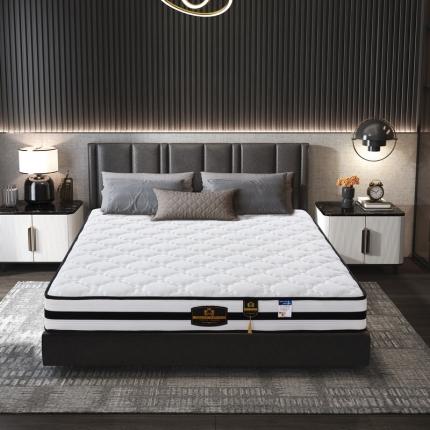 时奥 2022新款弹簧床垫-白玫瑰（超柔宝宝绒） 舒睡款23cm2cm海绵+乳胶+独立弹簧