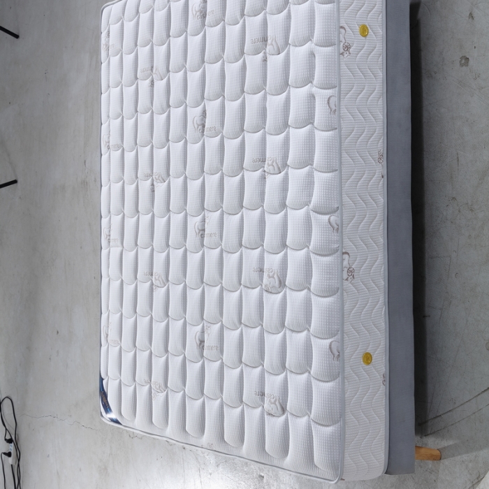 91家纺网 家纺一手货源 找家纺 时奥 2022新款弹簧床垫-羊绒款（针织面料） 独立弹簧+1.0乳胶(21cm)