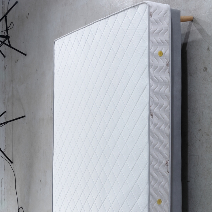 91家纺网 家纺一手货源 找家纺 时奥 2022新款弹簧床垫-羊绒款（针织面料） 独立弹簧+1.0乳胶(21cm)