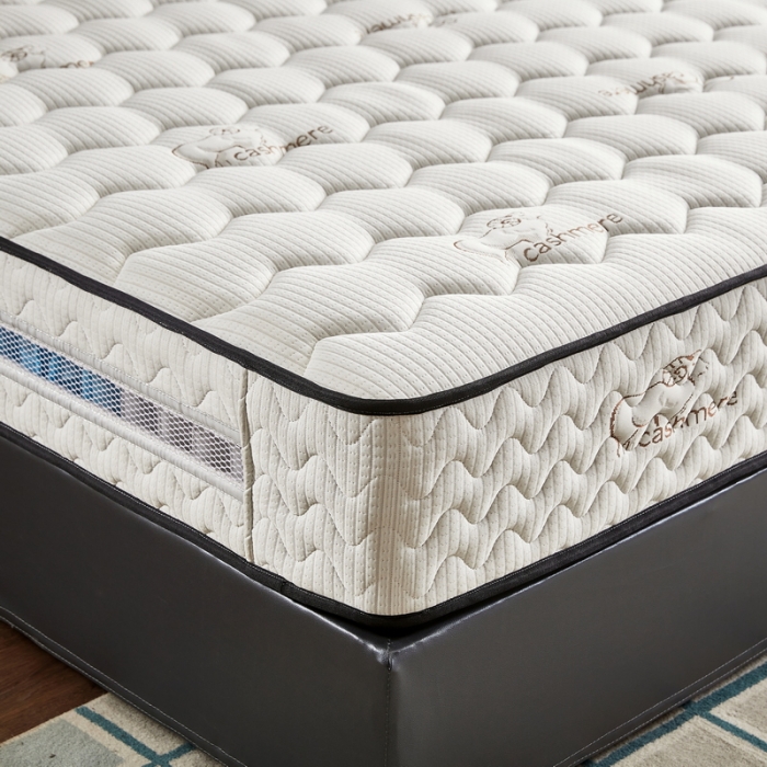 91家纺网 家纺一手货源 找家纺 时奥 2022新款弹簧床垫-S29（针织面料独弹簧） 独立弹簧+海绵（20cm）