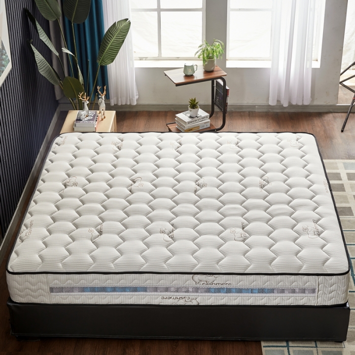 91家纺网 家纺一手货源 找家纺 时奥 2022新款弹簧床垫-S29（针织面料独弹簧） 独立弹簧+1.0乳胶(21cm)