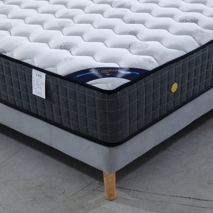 91家纺网 家纺一手货源 找家纺 时奥 2022新款弹簧床垫-S28（针织面料） 独立弹簧+1.2棕(21cm)