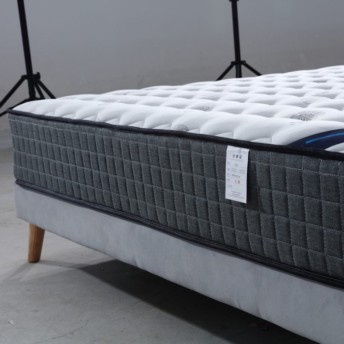 91家纺网 家纺一手货源 找家纺 时奥 2022新款弹簧床垫-S28（针织面料） 独立弹簧+海绵（20cm）