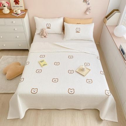 91家纺网 家纺一手货源 找家纺 （总）雅居坊2022新款全棉水洗棉绣花床盖