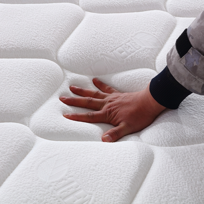 91家纺网 家纺一手货源 找家纺 时奥 2022新款弹簧床垫-M23（针织面料） 独立弹簧+2.0乳胶(22cm)