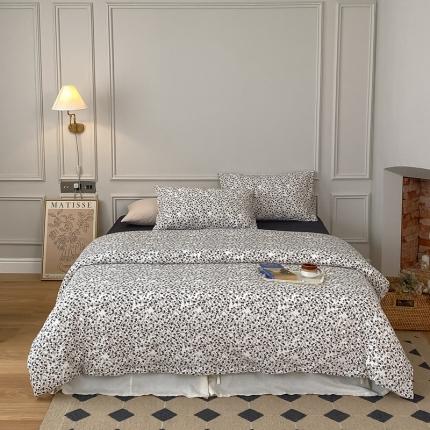 91家纺网 家纺一手货源 找家纺 （总）蘭菲家纺 2023新款针织棉碎花系列四件套