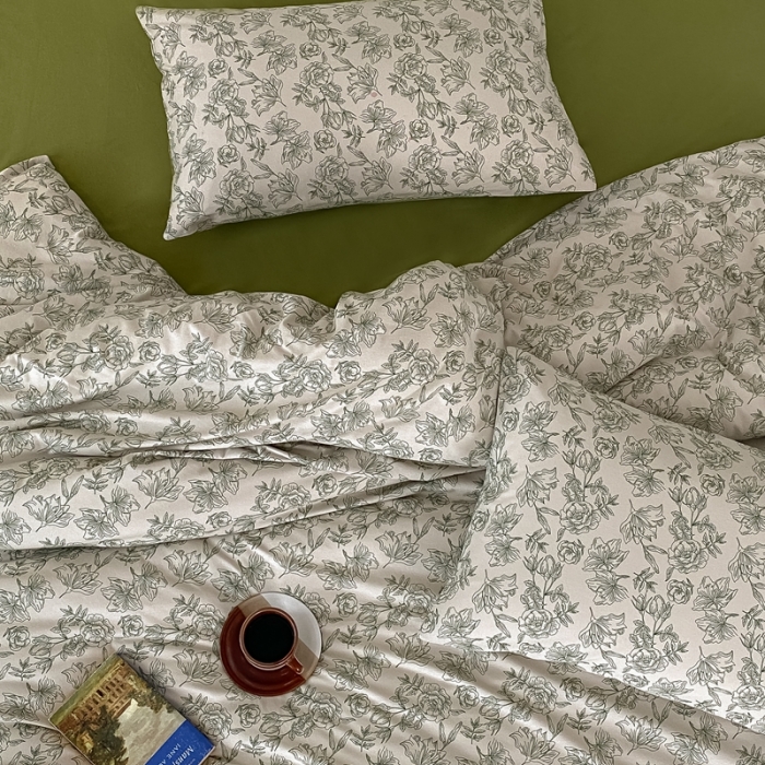 91家纺网 家纺一手货源 找家纺 （总）蘭菲家纺 2023新款针织棉碎花系列四件套