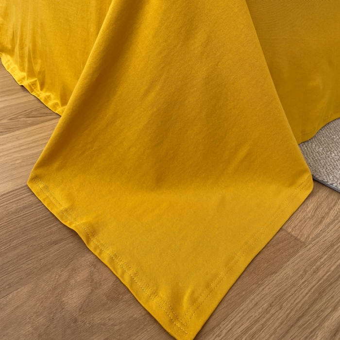 91家纺网 家纺一手货源 找家纺 蘭菲家纺 2023新款针织棉碎花系列四件套 香草柠檬