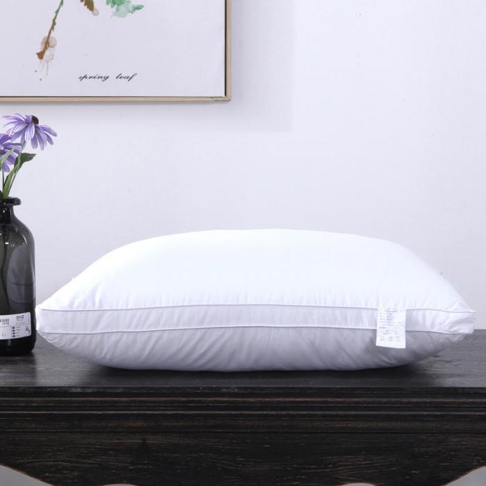 91家纺网 家纺一手货源 找家纺 新款全棉五星级酒店枕立体纯白羽丝绒枕