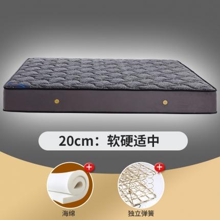 91家纺网 家纺一手货源 找家纺 （总）时奥 2022新款弹簧床垫-M22（针织面料）