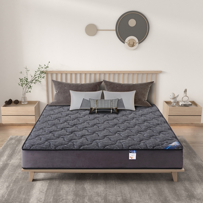 91家纺网 家纺一手货源 找家纺 时奥 2022新款弹簧床垫-M22（针织面料） 独立弹簧+1.2棕+2.0乳胶(23cm)