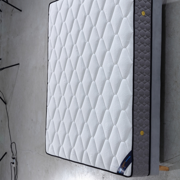 91家纺网 家纺一手货源 找家纺 时奥 2022新款弹簧床垫-M05（针织面料） 独立弹簧+1.2棕(21cm)