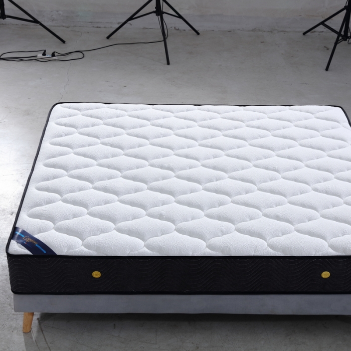 91家纺网 家纺一手货源 找家纺 时奥 2022新款弹簧床垫-M02（针织面料） 独立弹簧+1.2棕+2.0乳胶(23cm)