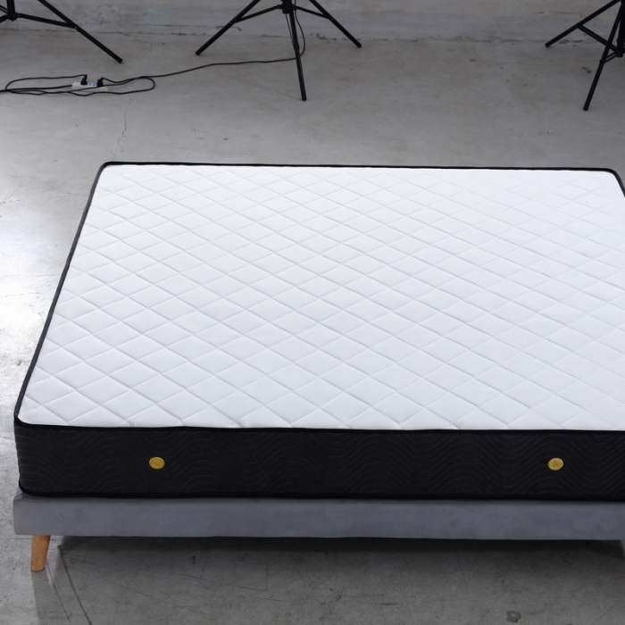 91家纺网 家纺一手货源 找家纺 时奥 2022新款弹簧床垫-M02（针织面料） 独立弹簧+1.2棕+2.0乳胶(23cm)