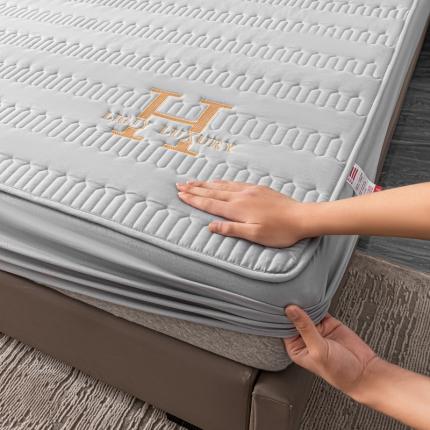 鑫钰 2023年新款原棉大豆夹棉床笠直播爆款 雅致灰