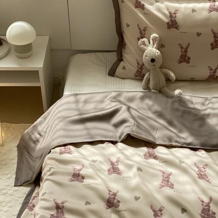 91家纺网 家纺一手货源 找家纺 （总）汇庭 2022新款单人天丝卡通印花夏被子被芯