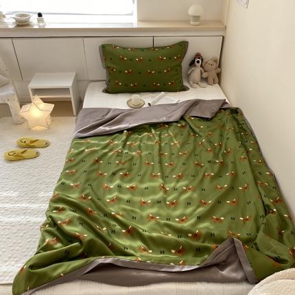 91家纺网 家纺一手货源 找家纺 （总）汇庭 2022新款单人天丝卡通印花夏被子被芯