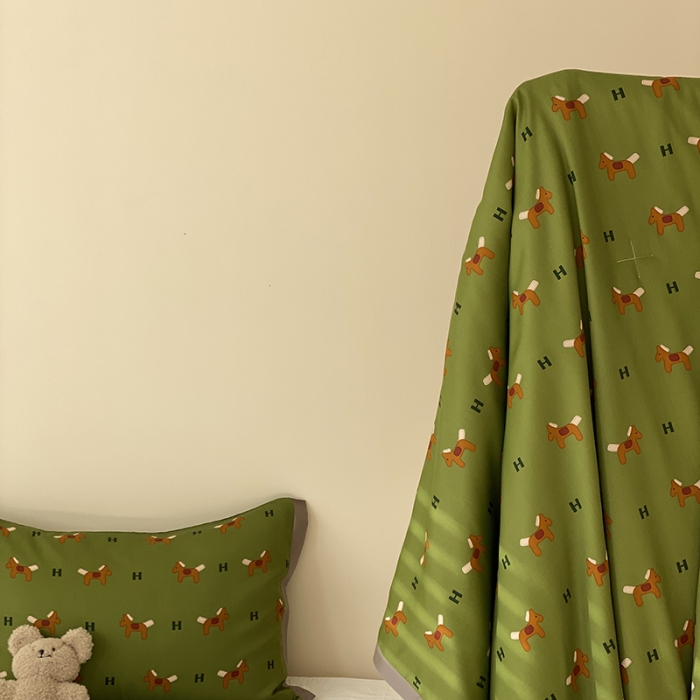 91家纺网 家纺一手货源 找家纺 汇庭 2022新款单人天丝卡通印花夏被子被芯 皮卡