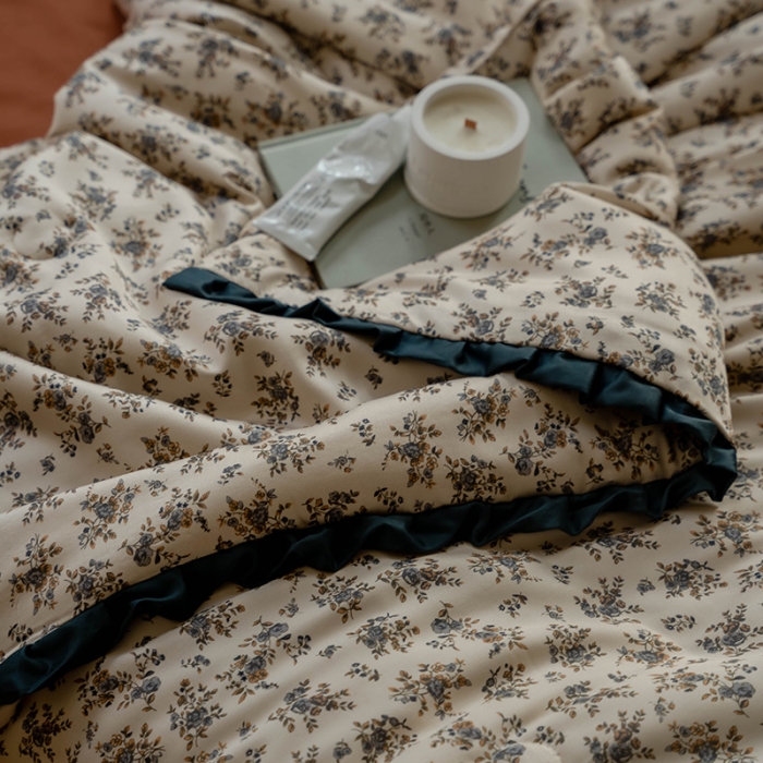 91家纺网 家纺一手货源 找家纺 汇庭 2022新款拼色印花夏被子被芯-风格一 布拉格