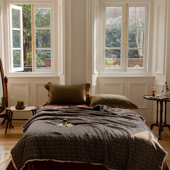 91家纺网 家纺一手货源 找家纺 汇庭 2022新款拼色印花夏被子被芯-风格一 布鲁