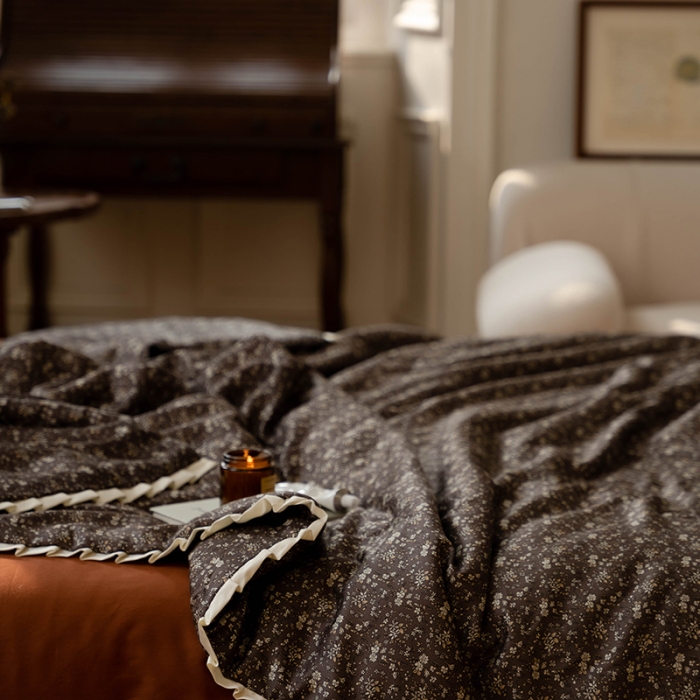 91家纺网 家纺一手货源 找家纺 汇庭 2022新款拼色印花夏被子被芯-风格一 布鲁