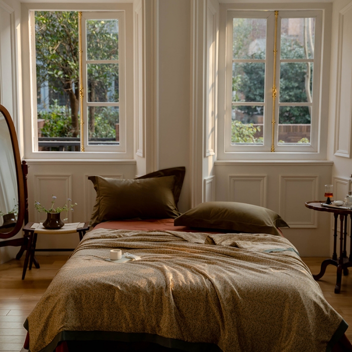 91家纺网 家纺一手货源 找家纺 汇庭 2022新款拼色印花夏被子被芯-风格一 雅思