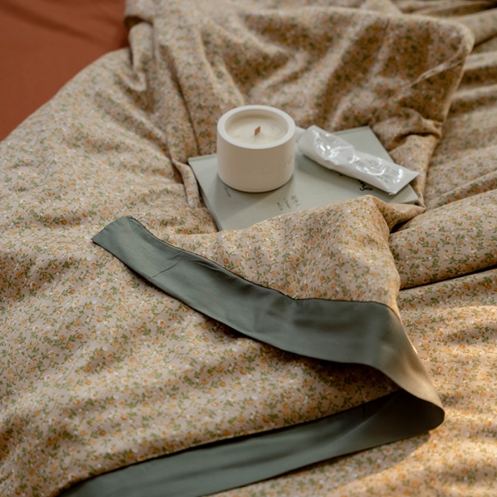 91家纺网 家纺一手货源 找家纺 汇庭 2022新款拼色印花夏被子被芯-风格一 雅思