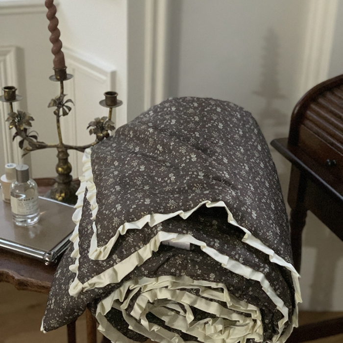 91家纺网 家纺一手货源 找家纺 汇庭 2022新款拼色印花夏被子被芯-风格二 布鲁