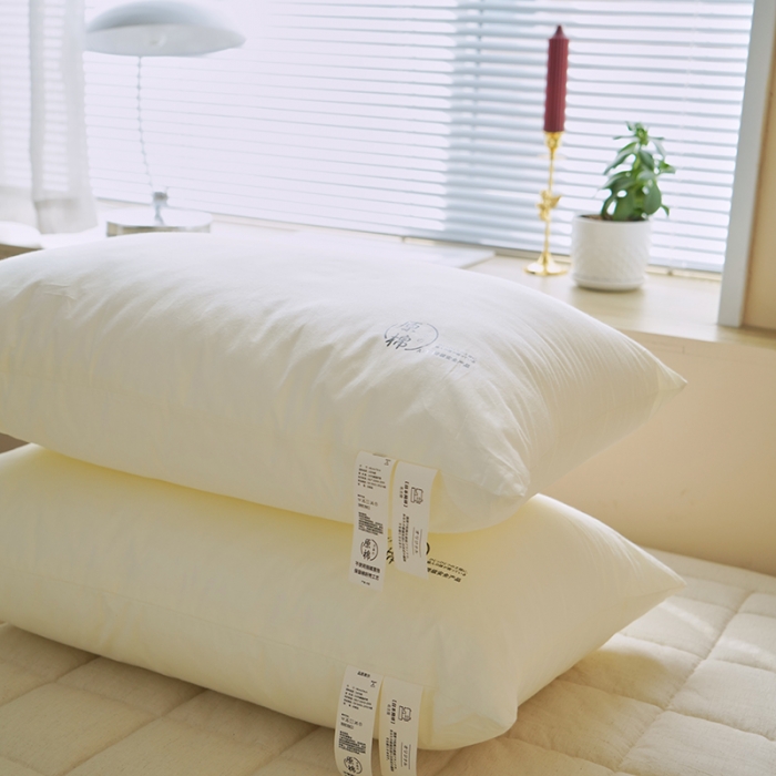 91家纺网 家纺一手货源 找家纺 巴宝路 2025新款A类原棉枕 基础酒店枕