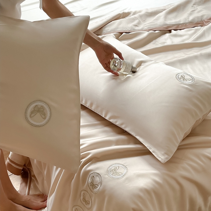 91家纺网 家纺一手货源 找家纺 汇庭 2022新款雅思兰夏凉被被子被芯 米黄