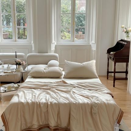 汇庭 2022新款雅思兰夏凉被被子被芯 米黄