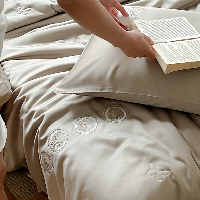 91家纺网 家纺一手货源 找家纺 汇庭 2022新款雅思兰夏凉被被子被芯 浅灰